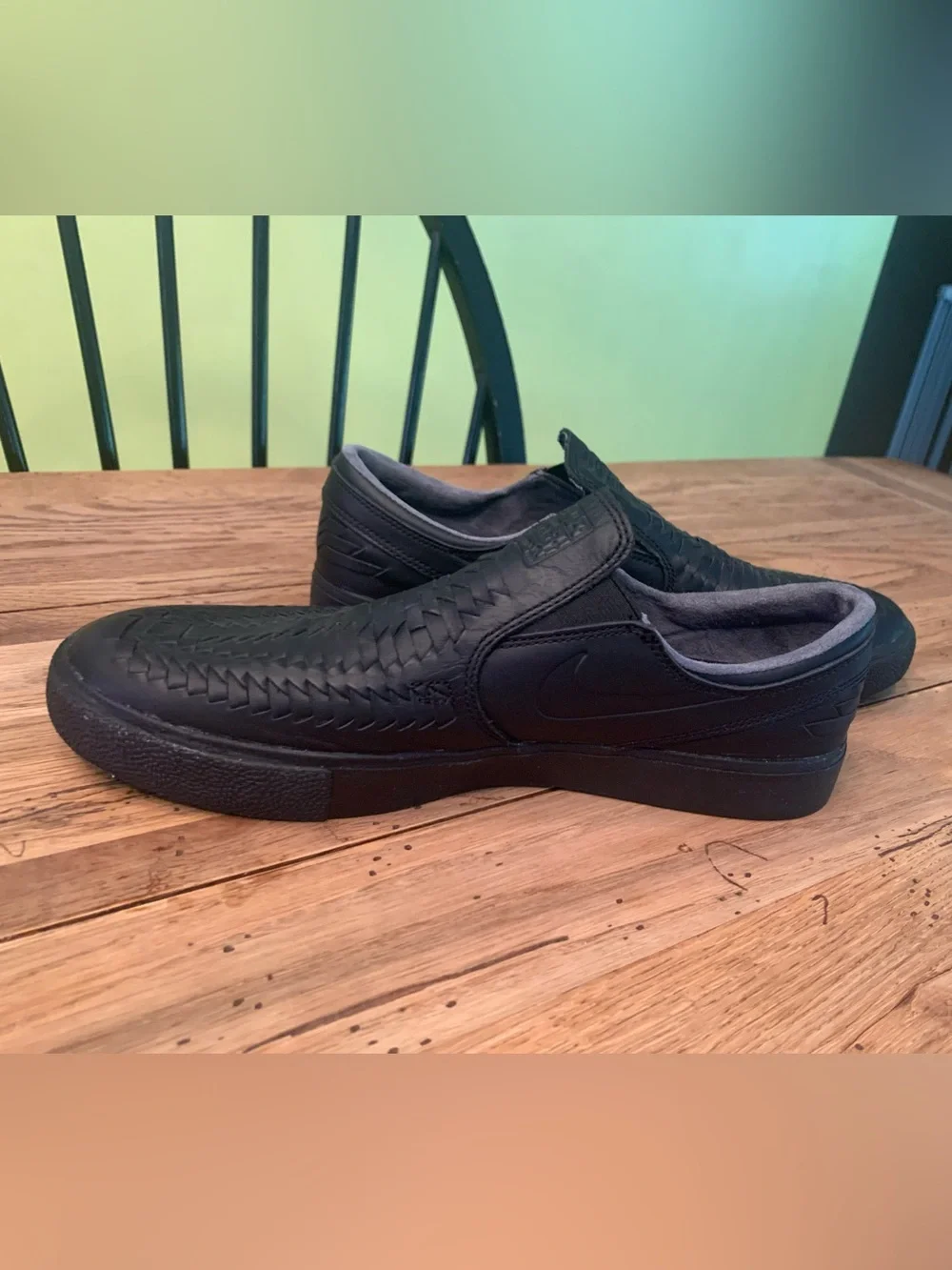Nike SB Zoom Air Stefan Janowski Slip-On RM Crafted Woven Black Nike AR4883-001